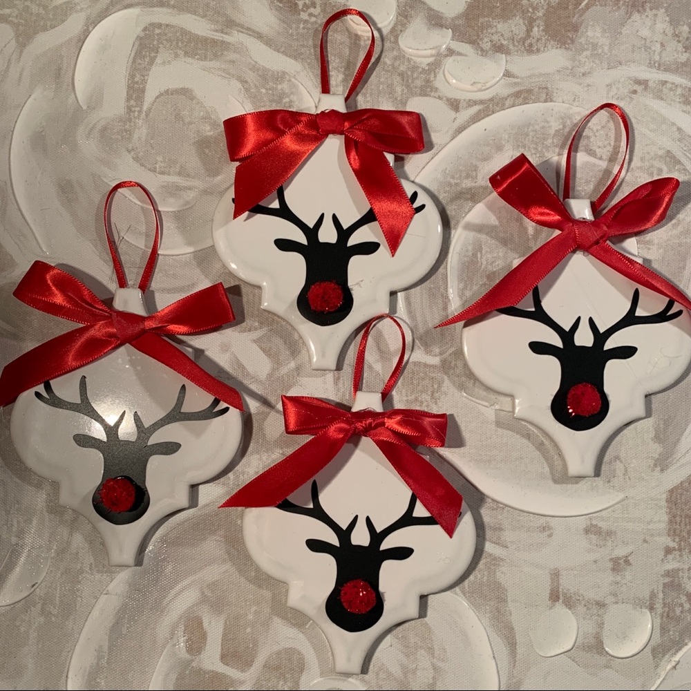 New Rudolph the Red Nose Reindeer Christmas tree ornaments